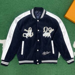 루이비통 【잔디집】 데님 벨벳 수베니어 자켓（레어）