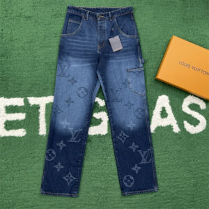루이비통 【잔디집】 모노그렘 워크웨어 데님 팬츠 (레어)