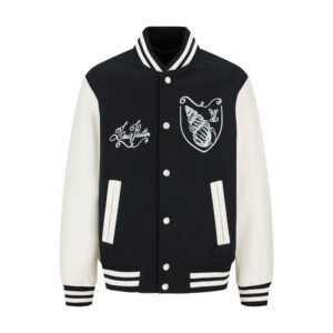 루이비통 [잔디집2] LV 시쉘 바시티 자켓 카프스킨 자수 블루종