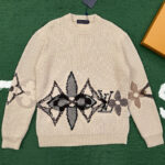 루이비통 【잔디집】 니티드 크루넥 니트 스웨터 그래픽 (레어)