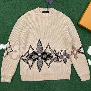 루이비통 【잔디집】 니티드 크루넥 니트 스웨터 그래픽 (레어)