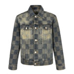 루이비통 [잔디집2] 3D 데님 워시드 다미에 자켓