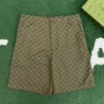 구찌 【잔디집】 GG 캔버스 숏 트라우저 팬츠（레어）