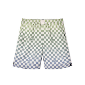 루이비통 【잔디집2】 다미에 그라데이션 실크 프린트 숏 팬츠 (세븐)