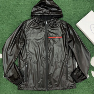 프라다 [잔디집] 라이트 후드집업 자켓 나일론