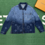 루이비통 【잔디집】 모노그램 워크웨어 데님 오버셔츠 (레어)