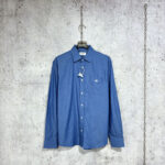 셀린느 [사슬공장] 로고 코튼샴브레이 셔츠 엠브로이드