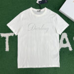 디올 【잔디집】 디오링 로고 반팔 티셔츠（레어）