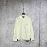 루이비통 [사슬공장] LV 엠벨리시드 컵 로고 카라 롱 슬리브드 셔츠