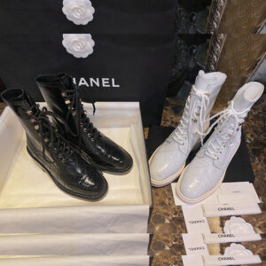샤넬 【TJ공장】 23B 컴뱃 레이스업 부츠 (터보)