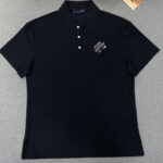 루이비통 【TJ공장】 엠브로이더드 시그니처 쇼트 슬리브 피케 반팔 （터보）