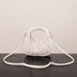 미우미우 (팬더) 완더 메탈라세 미니 화이트 5BP078