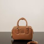 미우미우 (팬더) 아르카디에 소가죽 손가방 건색 5BB123