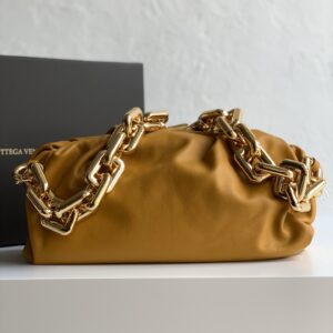 보테가 (징) 체인 파우치 클라우드 백 브라운 620230