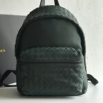 보테가 베네타 (징) 편직 소가죽 백팩 그린 70078