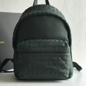 보테가 베네타 (징) 편직 소가죽 백팩 그린 70078
