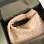 보테가 (징) 미니 조디 핑크 편직 가죽 호보백 609409