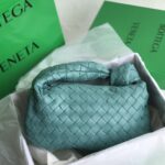 보테가 (징) 미니 조디 블루 편직 가죽 호보백 609409