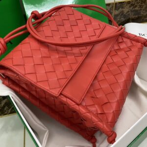 보테가 (징) 폴드 샌들백 레드 631463