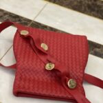 보테가 (징) 플랩 斜挎백 레드 642637