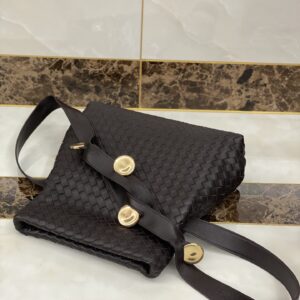 보테가 (징) 플랩 2버튼 숄더백 블랙 642637