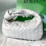 보테가 (징) 미니 조디 화이트 편직 가죽 호보백 609409