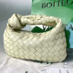보테가 (징) 미니 조디 아이보리 편직 가죽 호보백 609409