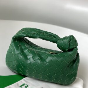 보테가 베네타 (징) 미니 조디 그린 편직 가죽 호보백 609409