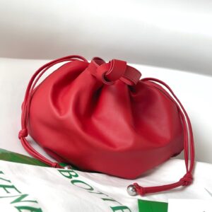 보테가 (징) 블럽 나파 가죽 숄더백 레드 651811