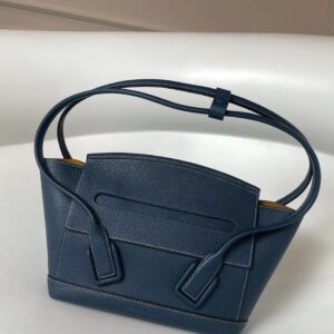 보테가 (징) 아르코 미디움 블루 가죽 백