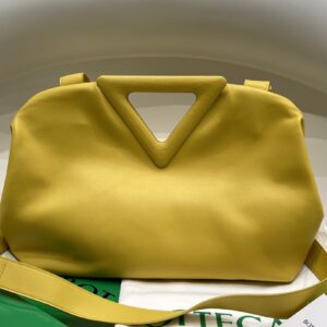 보테가 (징) 삼각형 손잡이백 마카롱 옐로우 652446