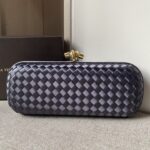 보테가 (징) 실크 리본 핸드백 그레이