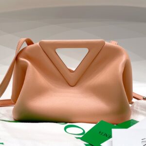 보테가 (징) 삼각형 손잡이백 핑크 658476