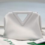 보테가 (징) 삼각형 손잡이백 마카롱 색상 화이트 658476