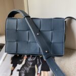 보테가 (징) 카세트 위빙 사각 숄더백 그레이 578004