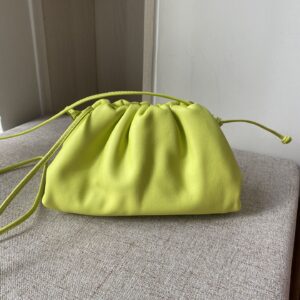 보테가 (징) 미니 파우치 네온 옐로우 576227