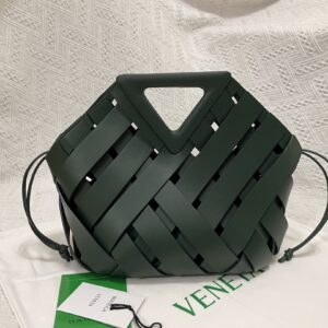 보테가 (징) 손잡이 가방 고급스러운 디자인 프랑스 소가죽 그린 658697