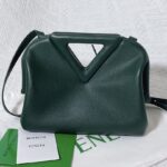 보테가 (징) 삼각형 핸드백 마카롱 그린 658476