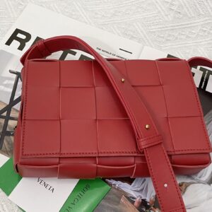 보테가 (징) 카세트 위빙 백 레드