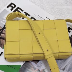 보테가 (징) 카세트 위빙 백 미니 노란색