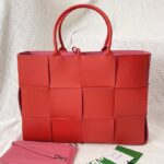 보테가 (징) 토트백 레드 양가죽 609175