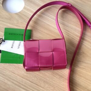 보테가 (징) 미니 크로스백 핑크 666688