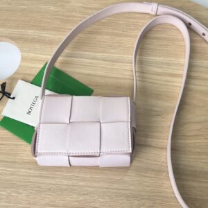 보테가 (징) 미니 카세트 백 핑크 양가죽 666688