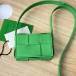 보테가 (징) 미니 카세트 백 그린 666688