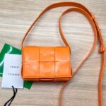 보테가 (징) 미니 크로스백 오렌지 667048