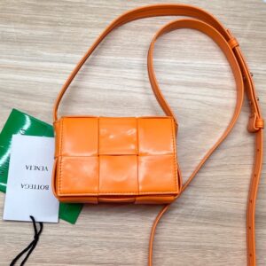 보테가 (징) 미니 크로스백 오렌지 667048