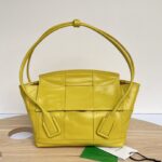 보테가 (징) 아르코 33 오일 왁스 소가죽 토트백 옐로우 P1150