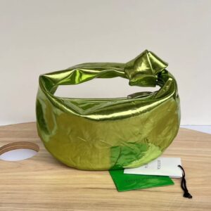 보테가 (징) 조디 손잡이백 엽록색 메탈릭 651876