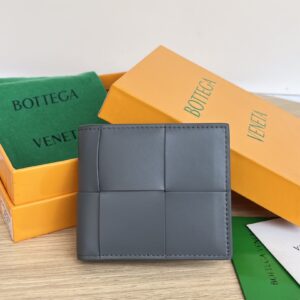 보테가 (징) 대편직 단지갑 남녀공용 클래식 그레이 649603