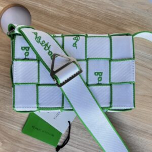 보테가 (징) 520 웹빙 백 화이트 그린 680513